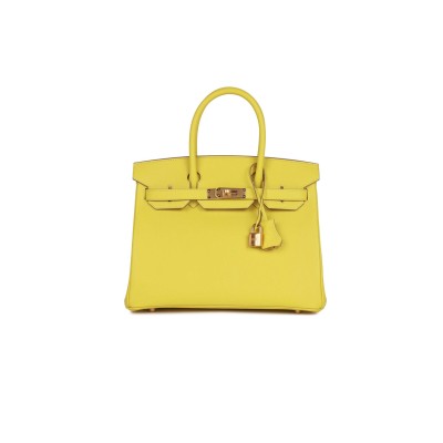 HERMES BIRKIN 30 EPSOM GOLD HARDWARE (30*22*16cm)